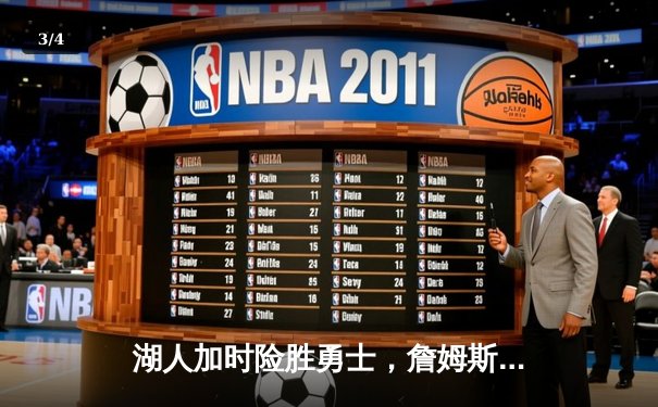 湖人加时险胜勇士，詹姆斯三双戴维斯关键封盖，西部季后赛席位争夺白热化 - 3